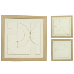 Abstraktní 3D obraz MOSAIC, 38x38 cm - různé druhy