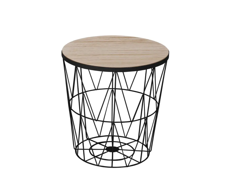 AKCE Černý příruční stolek SPACE II. jakost