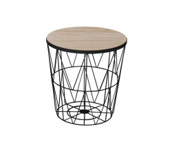 AKCE Černý příruční stolek SPACE II. jakost