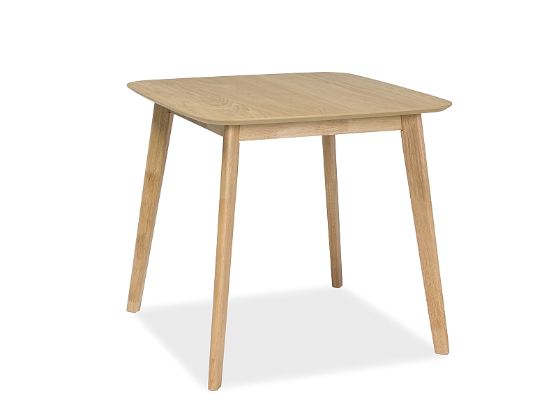 AKCE Jídelní stůl s deskou v dekoru dub MOSSO III 80x80 II. jakost