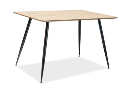 AKCE Jídelní stůl s deskou v dekoru dub REMUS 120X80 III. jakost