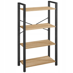 AKCE Knihovna TAYLOR SONOMA 4 police, 120x66cm II. jakost