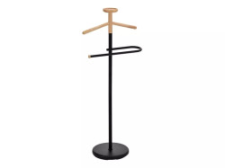 AKCE Kovový věšák LUGO 110 cm černý II. jakost