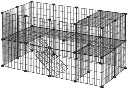 AKCE Ohrada pro malá zvířata ANIMAL 143x73x71 cm, černá II. jakost