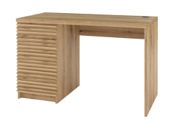 AKCE Psací stůl BISETT se zásuvkami 120x60 cm, dub artisan II. jakost