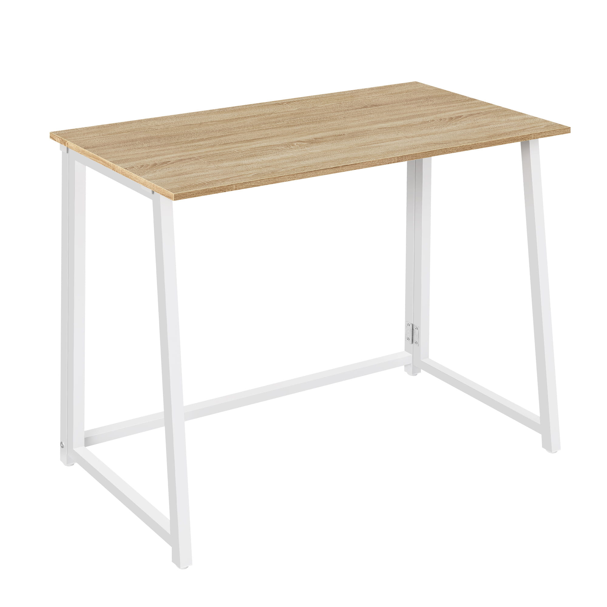AKCE Psací stůl ZARIMO skládací 80x40 cm, bílý/dub sonoma II. jakost