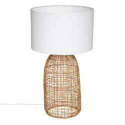 AKCE Ratanová stolní lampa KARLA II. jakost