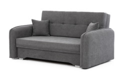 AKCE Rozkládací 2místná pohovka LAINE, šedá, II. jakost