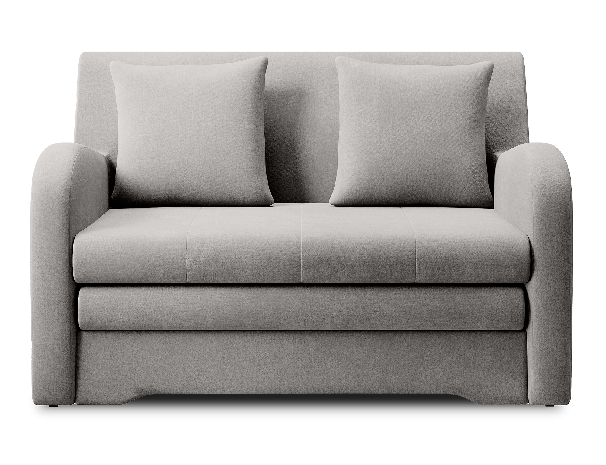 AKCE Šedá 2místná pohovka ARIO, rozkládací II. jakost