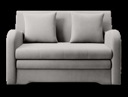 AKCE Šedá 2místná pohovka ARIO, rozkládací II. jakost