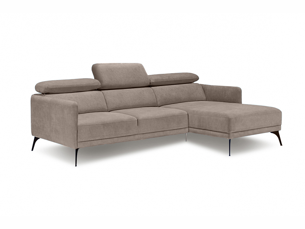 AKCE Světle hnědá rohová sedací souprava BLIZZARD II.jakost Varianta: Pravý roh