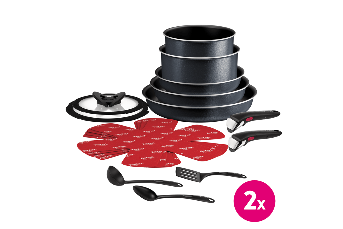 Akční set dvou sad nádobí Tefal Ingenio So Light 16 ks L7239642