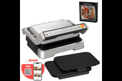 Akční set elektrický gril Tefal OptiGrill 2v1 a příslušenství plancha desky