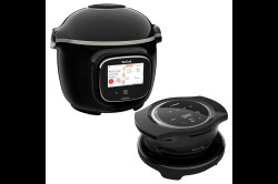 Akční set elektrický hrnec Tefal Cook4me+ Touch a příslušenství horkovzdušná fritéza