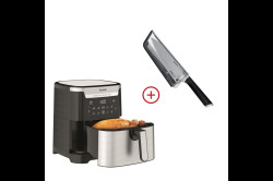 Akční set horkovzdušná fritéza Tefal Easy Fry & Grill XXL EY801D + kuchyňský nůž Tefal Ever Sharp