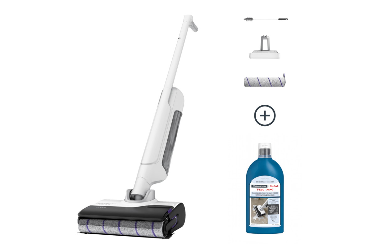 Akční set podlahová myčka Rowenta X-Clean 10 GZ7540 + čisticí prostředek na podlahy 1 l