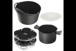 Akční set příslušenství k hrnci Tefal Cook4me+ a Connect nádoba, forma na pečení, víko a skleničky