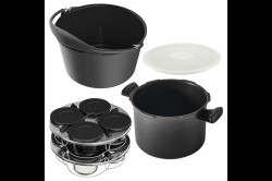 Akční set příslušenství k hrnci Tefal Cook4me+ Touch nádoba, forma na pečení, víko a skleničky