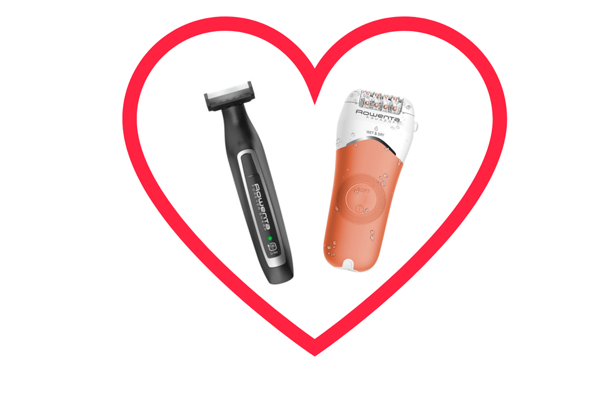 Akční set produktů Rowenta: zastřihovač TN6000F5 + epilátor EP4920F0