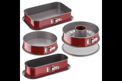 Akční set rozkládacích forem Tefal Delibake na dort, koláč, savarin a biskupský chlebíček