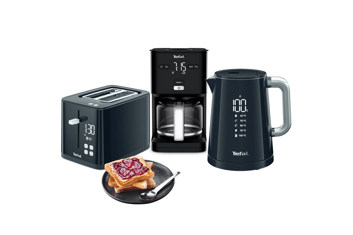 Akční set spotřebičů Tefal Digital KO854830 a TT640810 a CM600810