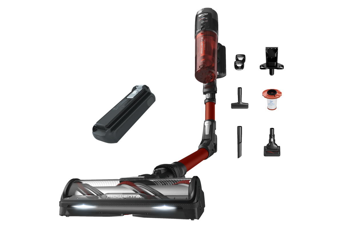 Akční set tyčový vysavač Rowenta X-Force Flex 13.60 Animal a příslušenství baterie
