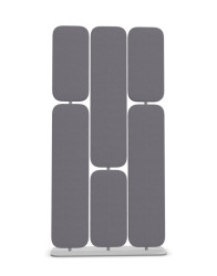 Akustická volně stojící kancelářská přepážka Sileo