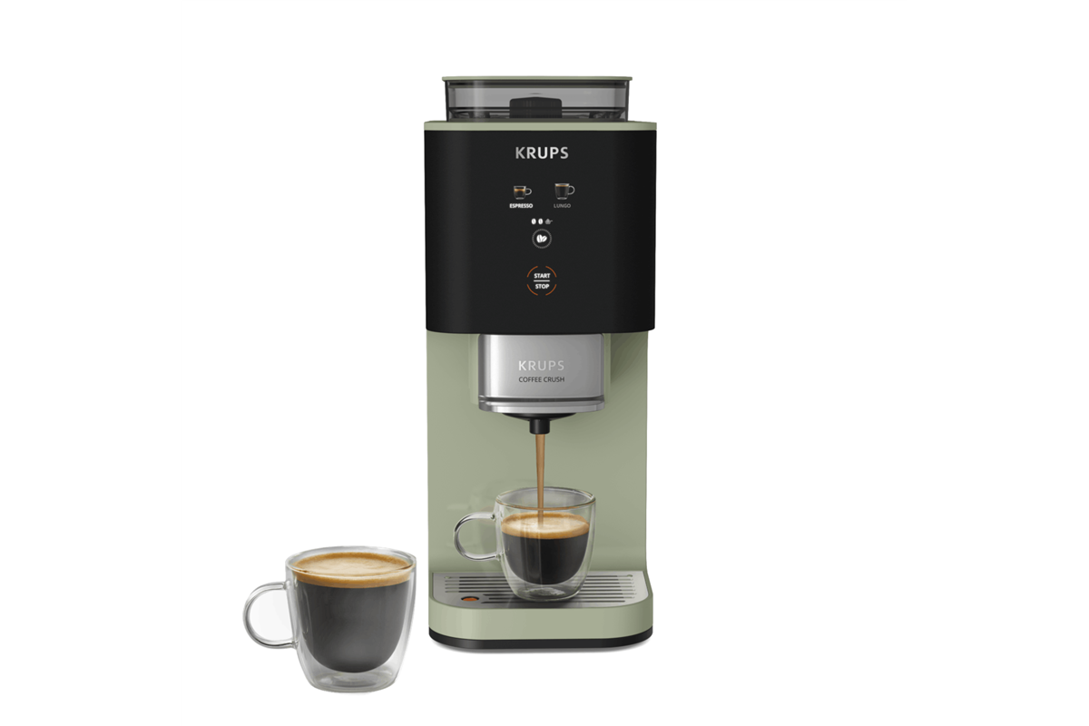 Automatický kávovar KRUPS Coffee Crush SA401LE0 Zelená