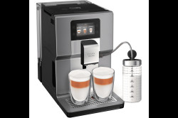 Automatický kávovar Krups Intuition Preference Plus EA875E10 chrome & milk pot