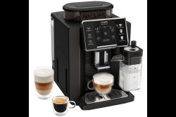 Automatický kávovar KRUPS Sensation Milk EA912910 Tmavě šedý/Černý