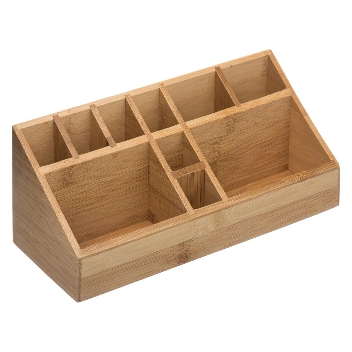 Bambusový organizér s 10 přihrádkami TRIANGLE 23x9,5 cm