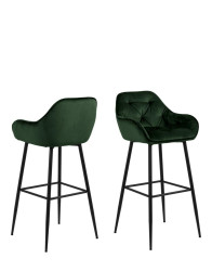 Barová židle Brooke, zelená (90453)