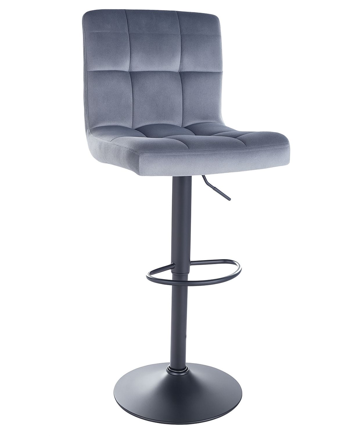 Barová židle C105 Velvet šedá