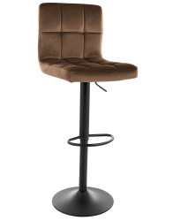 Barová židle C105 Velvet tmavě béžová