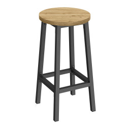 Barová židle TAYLOR ARTISAN s černými nohami