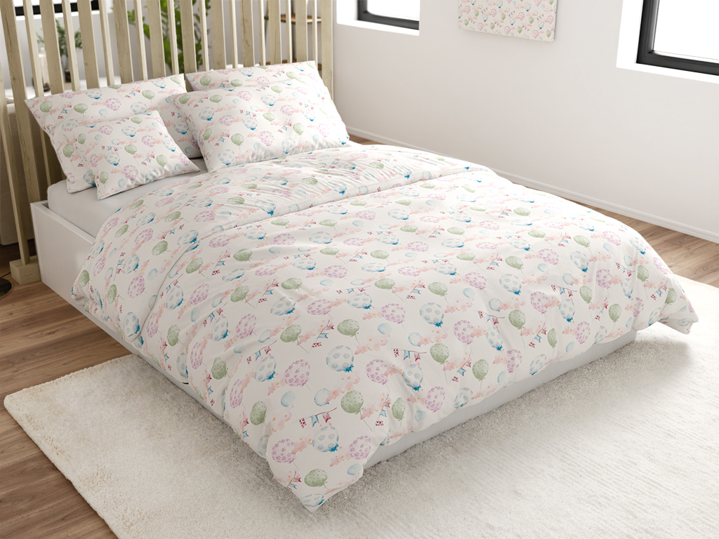 Bavlněné povlečení Renforcé BALUNEA bílé Rozměr povlečení: 70 x 90 cm | 140 x 200 cm