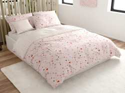 Bavlněné povlečení Renforcé LOVITA růžové Rozměr povlečení: 70 x 90 cm | 140 x 200 cm