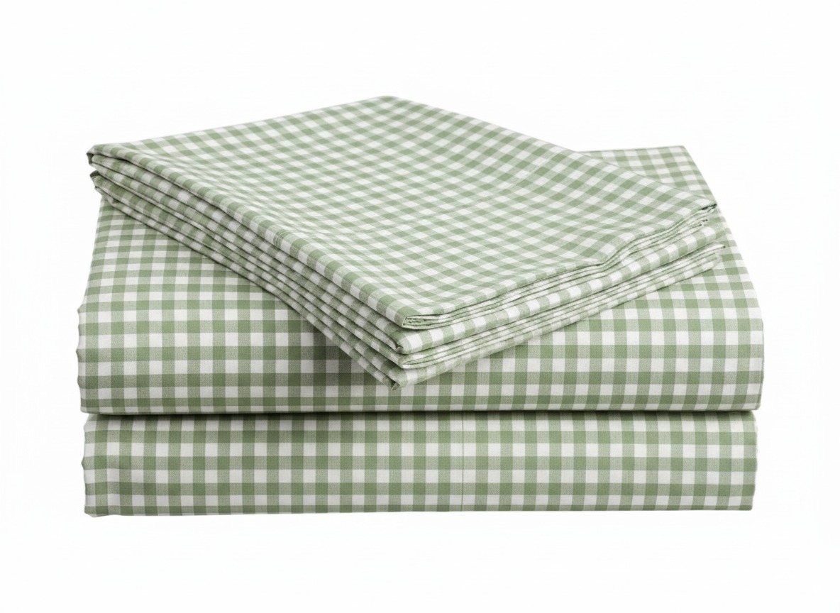 Bavlněné prostěradlo do dětské postýlky GRENTIS zelené 110x160 cm