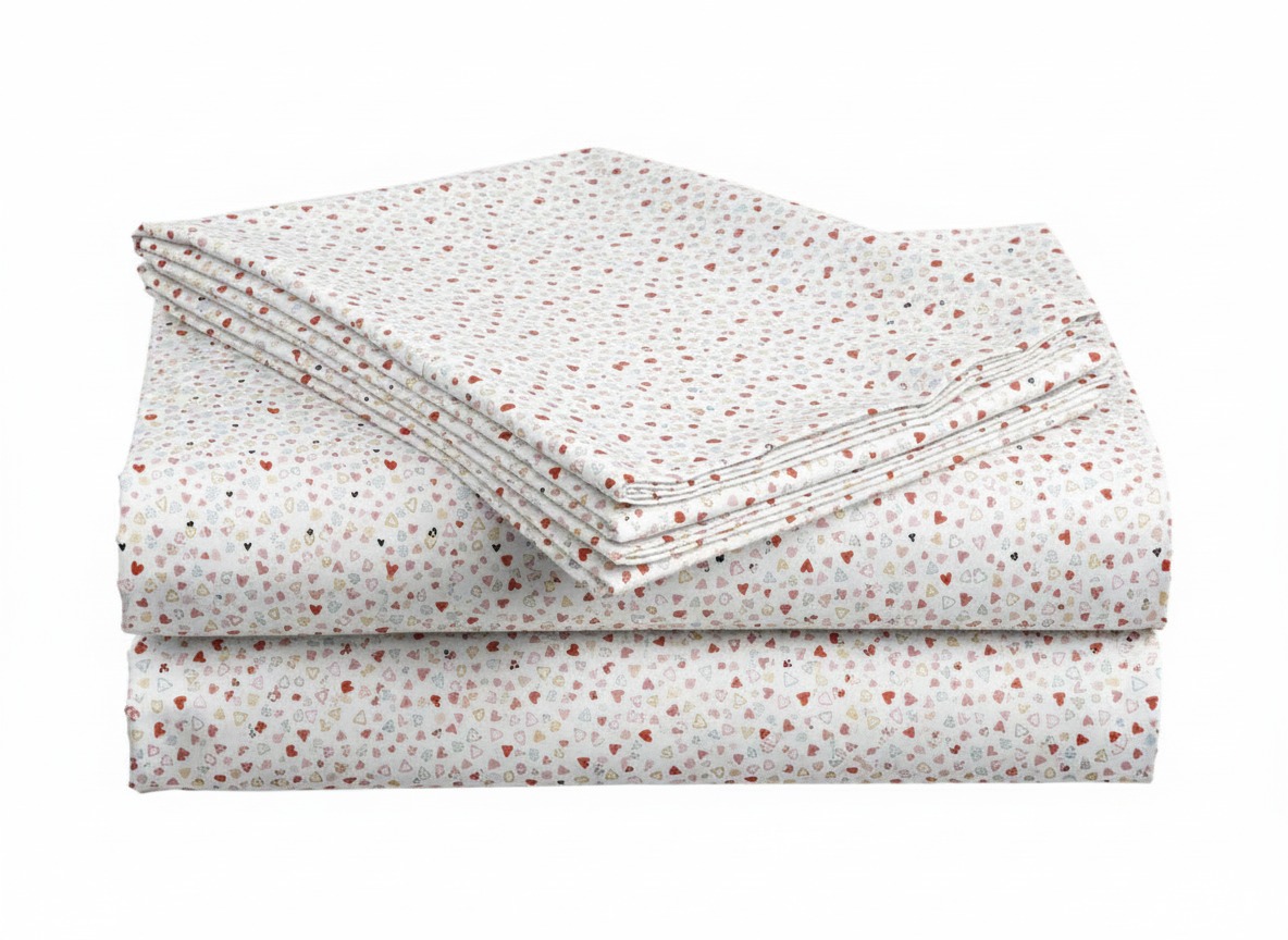 Bavlněné prostěradlo do dětské postýlky LOVITA barevné 110x160 cm
