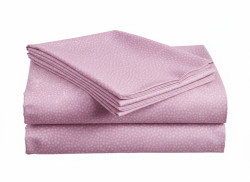 Bavlněné prostěradlo do dětské postýlky LUNETTA růžové 110x160 cm