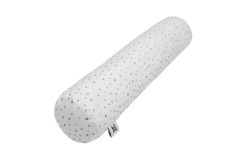 Bellamy Bílý bavlněný polštář ve tvaru válečku IN THE WOODS 15 x 70 cm