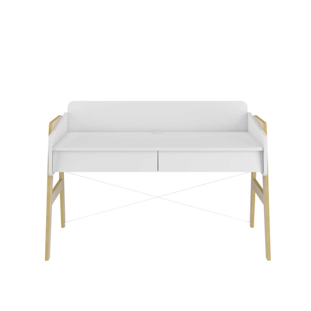 Bellamy Bílý dětský psací stůl SO SIXTY