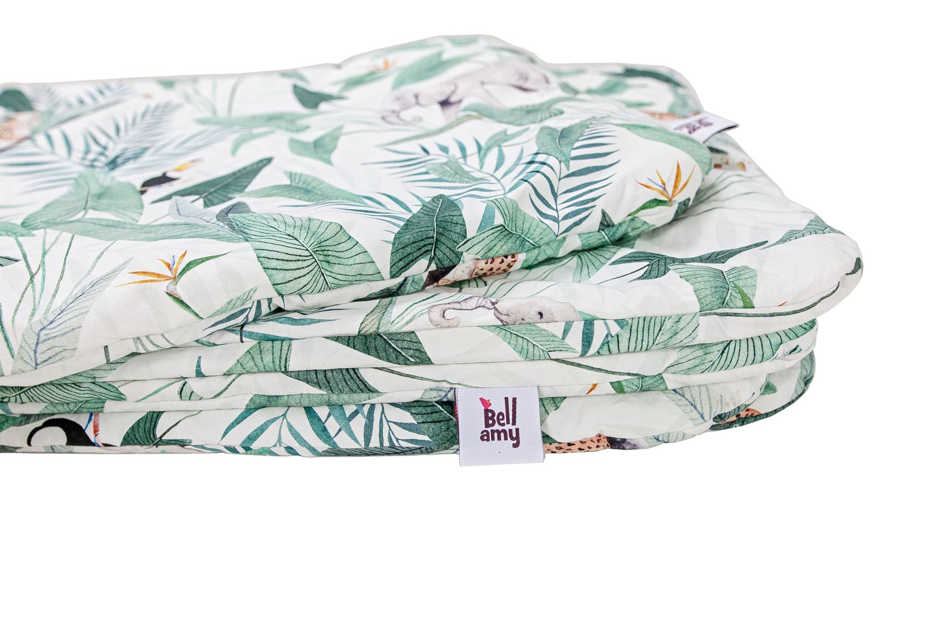Bellamy Set přikrývky a polštáře do postýlky JUNGLE, vel. M