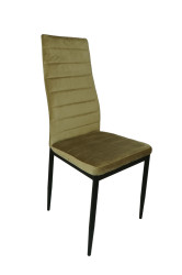 Béžová sametová židle FADO