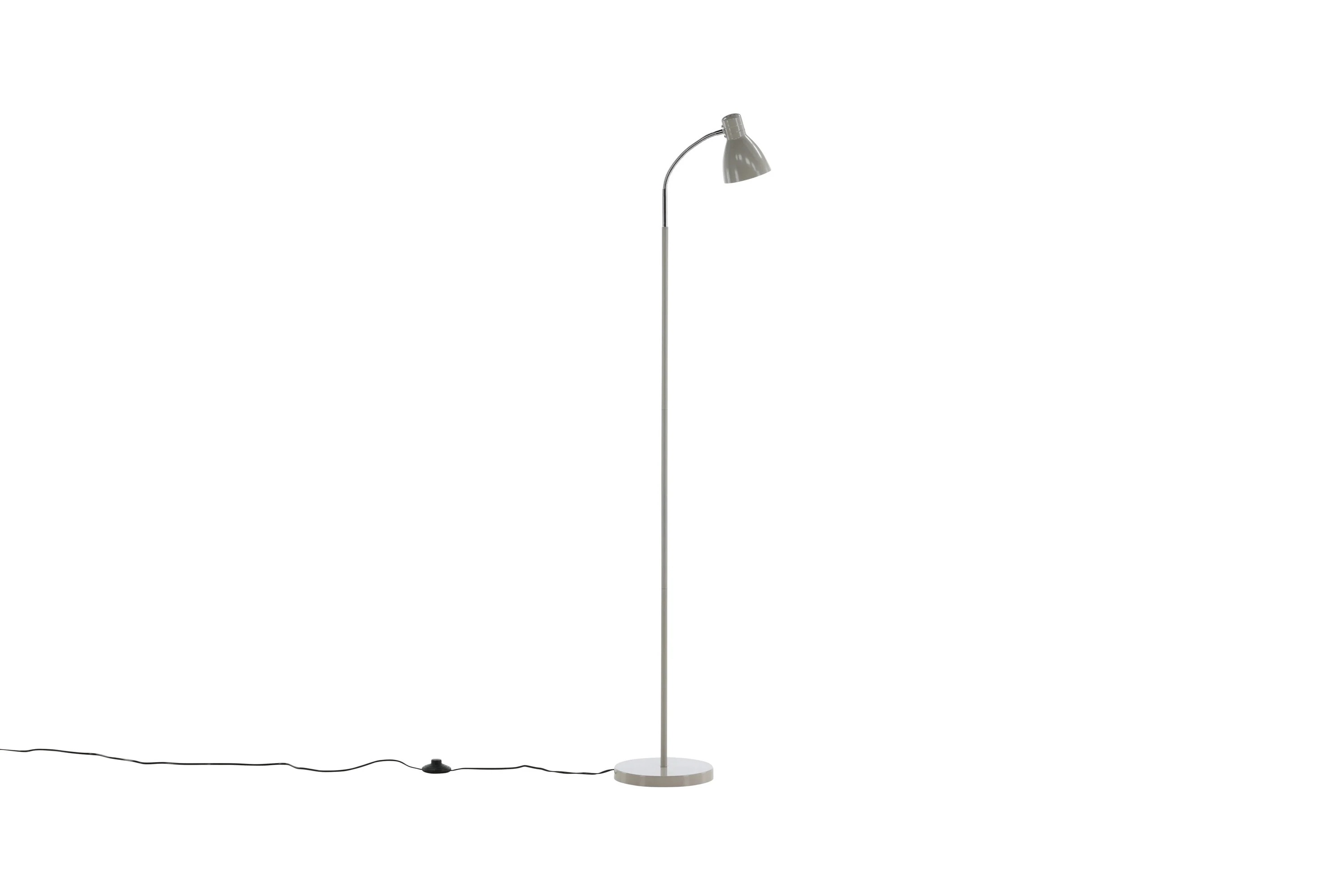 Béžová stojací lampa LINA, 150 cm