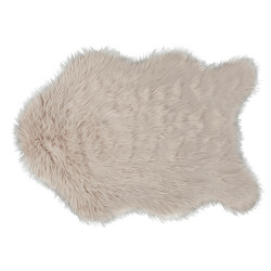 Béžová umělá kožešina EBONY TYP 2 60 x 90 cm