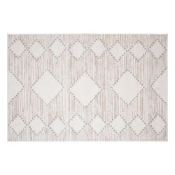 Béžový koberec HAOETNI 120 x 170 cm