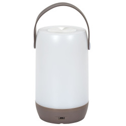 Bílá dotyková LED lampa NOMAD TAUPE