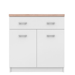 Bílá komoda D1S TOPTY TYP 14