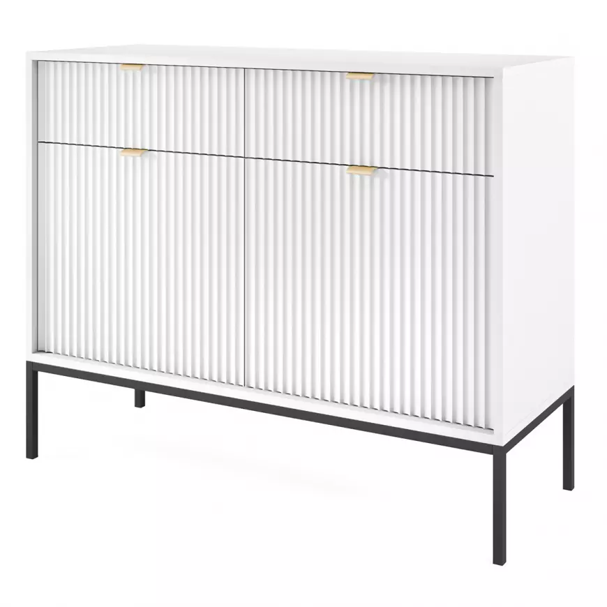 Bílá komoda NOVA KSZ104